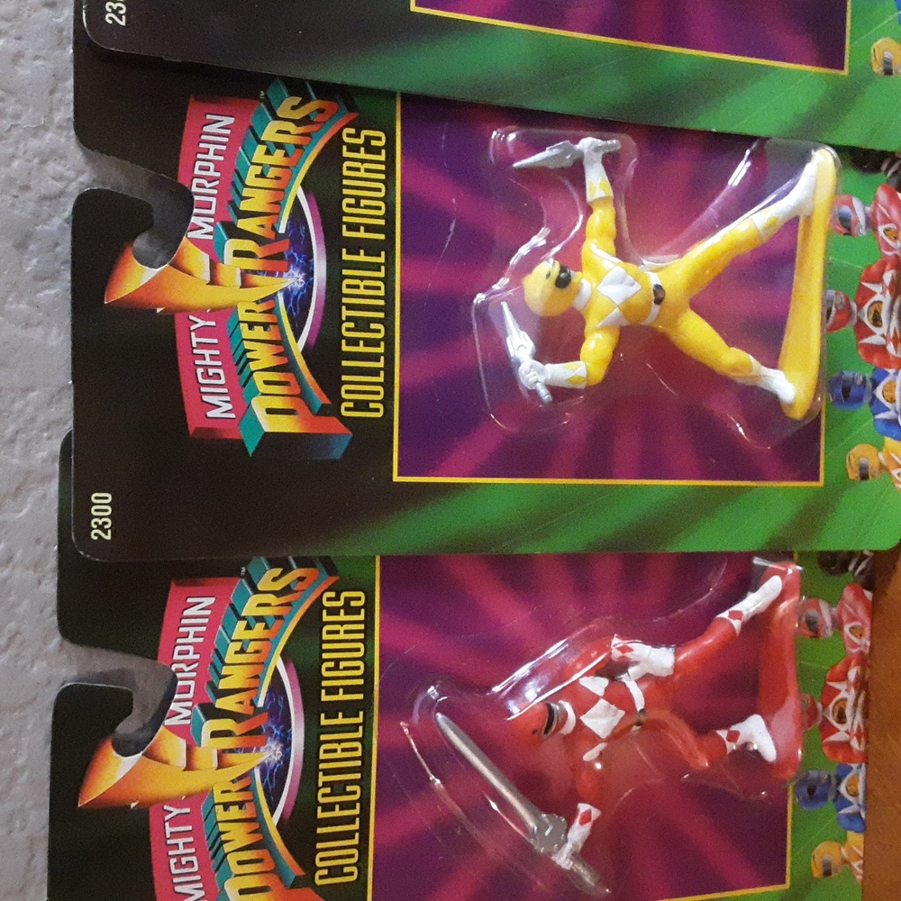 1993 Ban Dai Power Rangers Action Figure Set - Picture 2 of 8